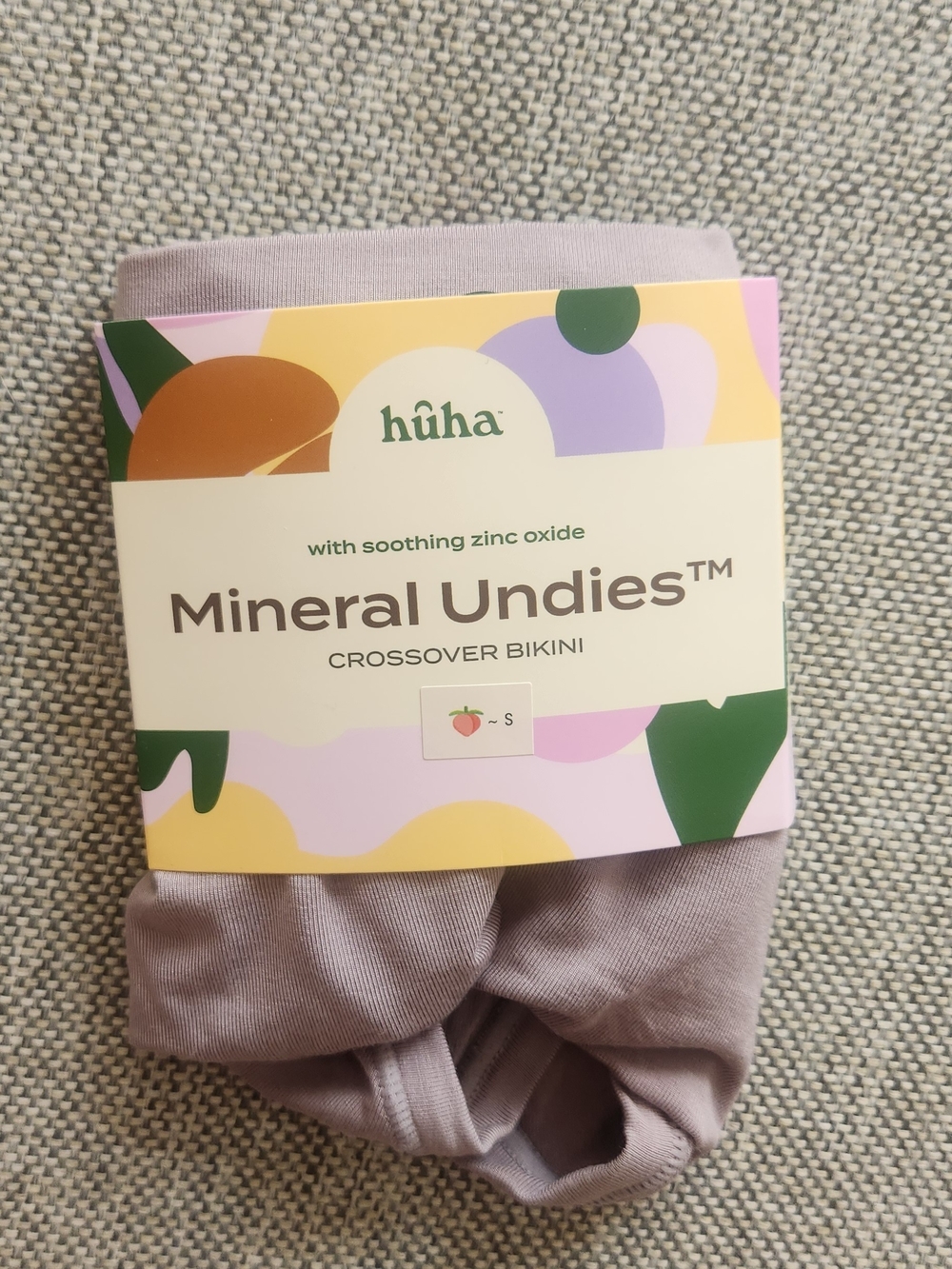 Huha Mineral Undies™ Crossover Bikini - Dusty Pink, Pebble - Picture 6 of 7